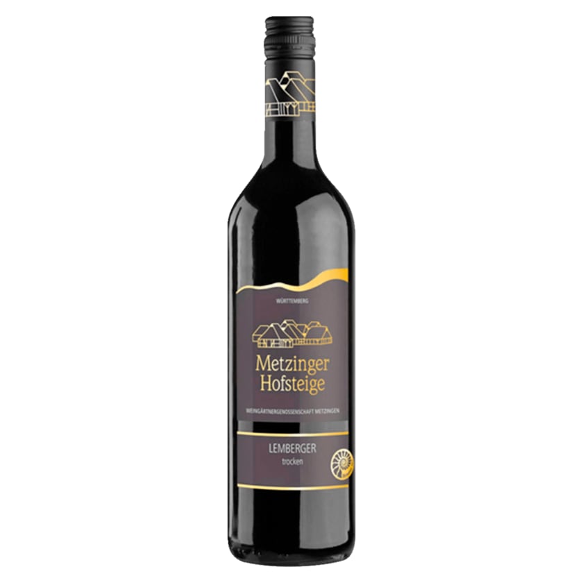 Metzinger Hofsteige Rotwein Lemberger Qualitätswein trocken 0,75l